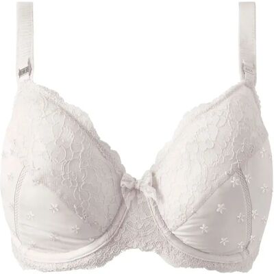 Soutien-gorge armatures grand maintien femme Brigitte Bardot Louange Blanc 100C - Publicité Soutien-gorge armatures grand maintien femme Brigitte Bardot Louange Blanc 100C - Publicité