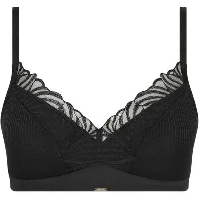 Soutien-gorge sans armature maintien mousse femme Chantelle Legend Noir 85C - Publicité Soutien-gorge sans armature maintien mousse femme Chantelle Legend Noir 85C - Publicité