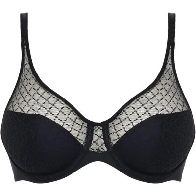 Soutien-gorge moulé Enveloppant femme Chantelle Norah Chic Noir 100E - Publicité Soutien-gorge moulé Enveloppant femme Chantelle Norah Chic Noir 100E - Publicité