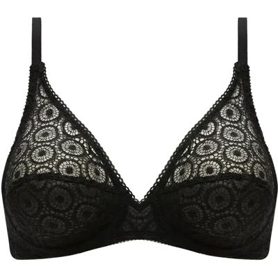 Soutien-gorge armaturé très enveloppant femme Chantelle Fete Noir 105E - Publicité Soutien-gorge armaturé très enveloppant femme Chantelle Fete Noir 105E - Publicité