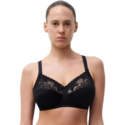 Soutien-gorge armaturé très enveloppant femme Chantelle Amazone Noir 110B - Publicité Soutien-gorge armaturé très enveloppant femme Chantelle Amazone Noir 110B - Publicité