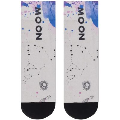 Chaussettes épaisses avec pointe noire et motif Lune femme Conte Elegant Fantasy Blanc 36/39 - Publicité Chaussettes épaisses avec pointe noire et motif Lune femme Conte Elegant Fantasy Blanc 36/39 - Publicité