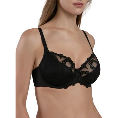Soutien-gorge femme Conte Elegant Ideal RB6195 Noir 95C - Publicité Soutien-gorge femme Conte Elegant Ideal RB6195 Noir 95C - Publicité