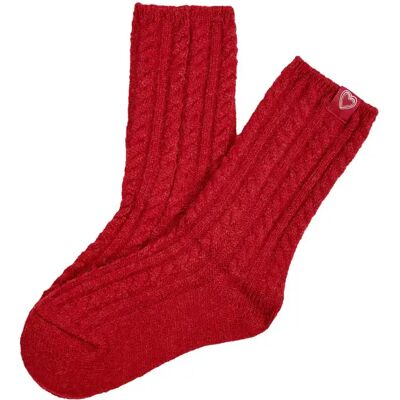 Chaussettes femme Esotiq Zoya Rouge 36/38 - Publicité Chaussettes femme Esotiq Zoya Rouge 36/38 - Publicité