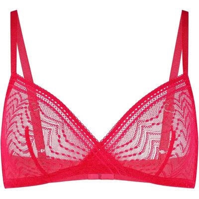 Soutien-gorge bralette sans armatures femme Huit Eclatante Rose 95C - Publicité Soutien-gorge bralette sans armatures femme Huit Eclatante Rose 95C - Publicité