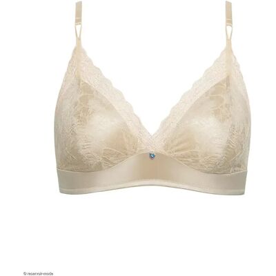 Soutien-gorge bralette triangle sans armatures femme Lisca Destiny Beige 95A - Publicité Soutien-gorge bralette triangle sans armatures femme Lisca Destiny Beige 95A - Publicité