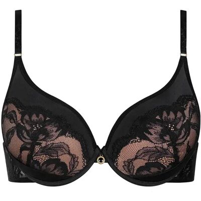 Soutien-gorge push-up femme Lisca Robin Noir 90A - Publicité Soutien-gorge push-up femme Lisca Robin Noir 90A - Publicité