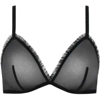 Soutien-gorge bralette triangle sans armatures femme Lisca Shiny Star Noir L - Publicité Soutien-gorge bralette triangle sans armatures femme Lisca Shiny Star Noir L - Publicité
