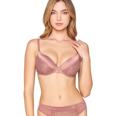 Soutien-gorge push-up femme Luna Mystique Rose 100B - Publicité Soutien-gorge push-up femme Luna Mystique Rose 100B - Publicité