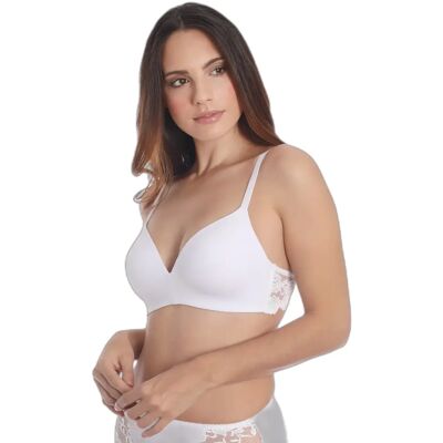 Soutien-gorge polyamide femme Sassa Sparkling Light Blanc 100C - Publicité Soutien-gorge polyamide femme Sassa Sparkling Light Blanc 100C - Publicité