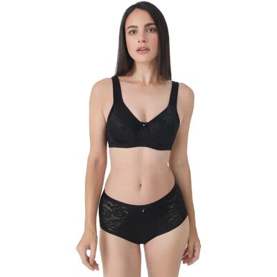 Soutien-gorge femme Sassa Underwired Noir 115D - Publicité Soutien-gorge femme Sassa Underwired Noir 115D - Publicité
