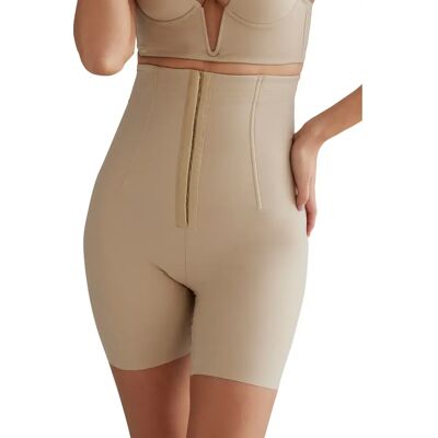 Panty gainant taille ultra haute femme Selmark Curves Beige L - Publicité Panty gainant taille ultra haute femme Selmark Curves Beige L - Publicité