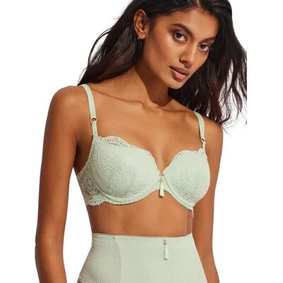 Soutien-gorge préformé femme Selmark Malitzia Mariage Vert 100D - Publicité Soutien-gorge préformé femme Selmark Malitzia Mariage Vert 100D - Publicité