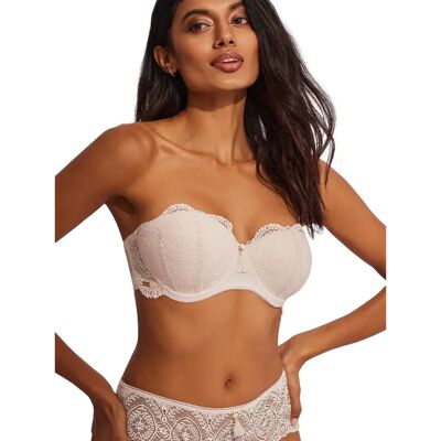 Soutien-gorge bandeau push-up femme Selmark Matilda Beige 90B - Publicité Soutien-gorge bandeau push-up femme Selmark Matilda Beige 90B - Publicité