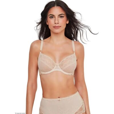 Soutien-gorge emboîtant femme Selmark Manuela Mariage Beige 105D - Publicité Soutien-gorge emboîtant femme Selmark Manuela Mariage Beige 105D - Publicité
