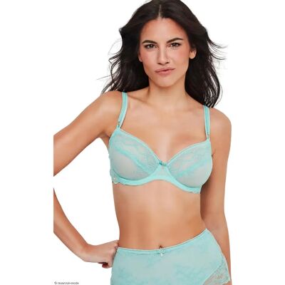 Soutien-gorge emboîtant femme Selmark Manuela Mariage Bleu 110B - Publicité Soutien-gorge emboîtant femme Selmark Manuela Mariage Bleu 110B - Publicité
