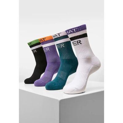 chaussettes Urban Classics Whatever (x4) Multicolore 35/38 - Publicité chaussettes Urban Classics Whatever (x4) Multicolore 35/38 - Publicité