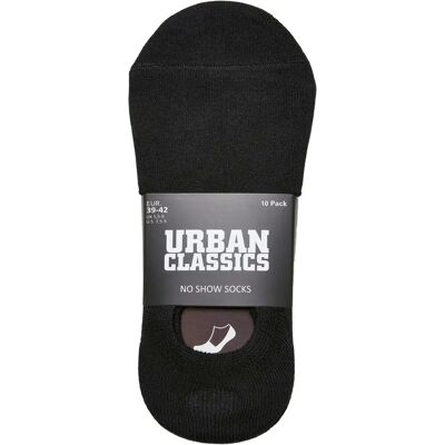 paires de chaussettes Urban Classics No Show (x10) Noir 35/38 - Publicité paires de chaussettes Urban Classics No Show (x10) Noir 35/38 - Publicité