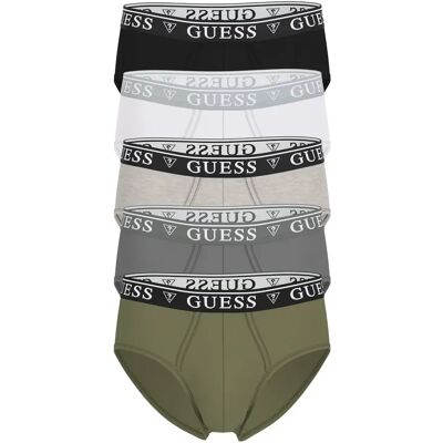 Slip Guess Njfmb Brief (x5) Noir M - Publicité Slip Guess Njfmb Brief (x5) Noir M - Publicité