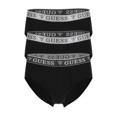 Slip Guess Brief (x3) Noir M - Publicité Slip Guess Brief (x3) Noir M - Publicité