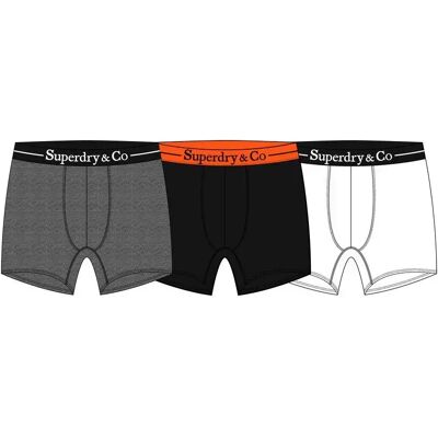 Boxer Superdry (x3) Noir XL - Publicité Boxer Superdry (x3) Noir XL - Publicité