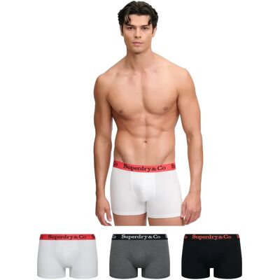 Boxer Superdry & Co (x3) Noir XL - Publicité Boxer Superdry & Co (x3) Noir XL - Publicité