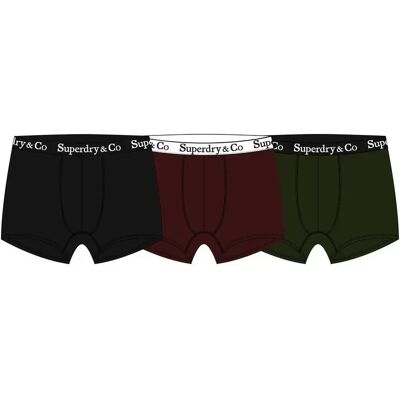 Boxer Superdry (x3) Noir XL - Publicité Boxer Superdry (x3) Noir XL - Publicité
