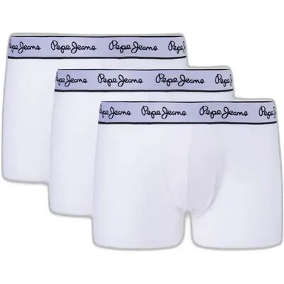 boxers Pepe Jeans (x3) Blanc M - Publicité boxers Pepe Jeans (x3) Blanc M - Publicité