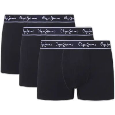 boxers Pepe Jeans (x3) Noir S - Publicité boxers Pepe Jeans (x3) Noir S - Publicité