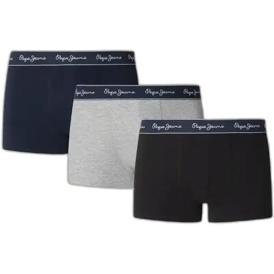 Caleçon Pepe Jeans Solid Tk (x3) Noir S - Publicité Caleçon Pepe Jeans Solid Tk (x3) Noir S - Publicité