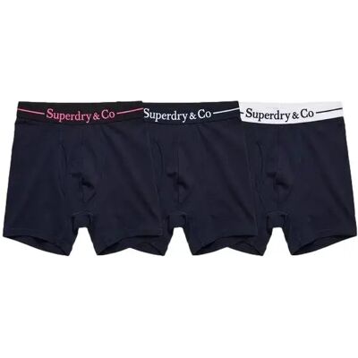 Boxer Superdry (x3) Bleu M - Publicité Boxer Superdry (x3) Bleu M - Publicité