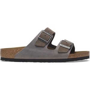 Claquettes cuir Birkenstock Arizona Gris 44 - Publicité Claquettes cuir Birkenstock Arizona Gris 44 - Publicité