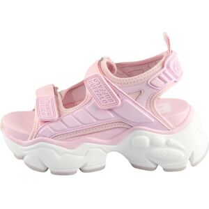 Claquettes femme Buffalo Binary Track Rose 40 - Publicité Claquettes femme Buffalo Binary Track Rose 40 - Publicité