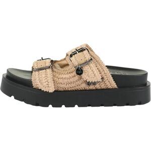 Claquettes femme Buffalo Raya Ari Beige 37 - Publicité Claquettes femme Buffalo Raya Ari Beige 37 - Publicité