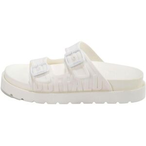 Claquettes femme Buffalo Eve sol Blanc 37 - Publicité Claquettes femme Buffalo Eve sol Blanc 37 - Publicité