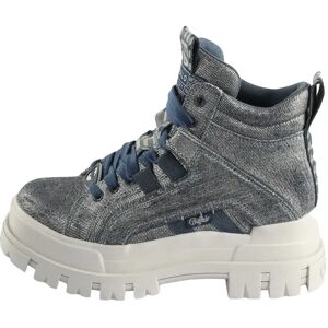 Bottines femme Buffalo Aspha NC Mid - Vegan Denim Bleu 37 - Publicité Bottines femme Buffalo Aspha NC Mid - Vegan Denim Bleu 37 - Publicité