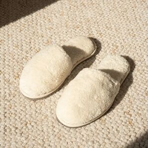 Pantoufles Caussün La Coton Bio Blanc 44 - Publicité Pantoufles Caussün La Coton Bio Blanc 44 - Publicité