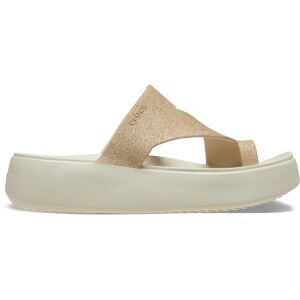 Tongs compensées pailletées femme Crocs Getaway Platform Toe Loop Beige 39/40 - Publicité Tongs compensées pailletées femme Crocs Getaway Platform Toe Loop Beige 39/40 - Publicité