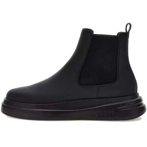 Bottines en cuir mélangé Guess Elko Noir 42 - Publicité Bottines en cuir mélangé Guess Elko Noir 42 - Publicité