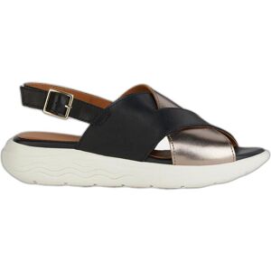 Sandales femme Geox Spherica Ec5 Noir 37 - Publicité Sandales femme Geox Spherica Ec5 Noir 37 - Publicité