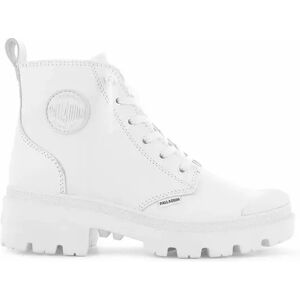 Bottines en cuir femme Palladium Pallabase Blanc 38 - Publicité Bottines en cuir femme Palladium Pallabase Blanc 38 - Publicité