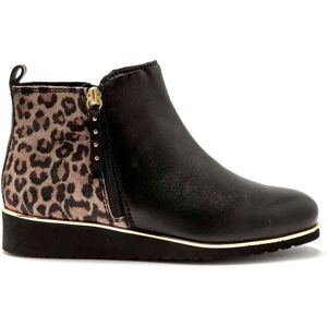 Bottines double glissière femme Pédiconfort Noir 42 - Publicité Bottines double glissière femme Pédiconfort Noir 42 - Publicité