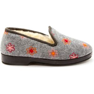 Pantoufles fourrées laine femme Pédiconfort Gris 40 - Publicité Pantoufles fourrées laine femme Pédiconfort Gris 40 - Publicité