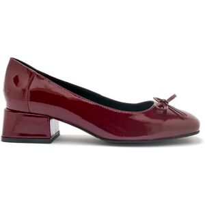 Escarpins cuir verni talon bloc femme Pédiconfort Rouge 38 - Publicité Escarpins cuir verni talon bloc femme Pédiconfort Rouge 38 - Publicité