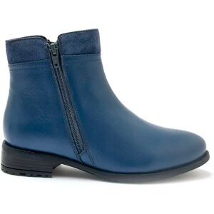 Bottines en cuir double zip femme Pédiconfort Marron 38 - Publicité Bottines en cuir double zip femme Pédiconfort Marron 38 - Publicité