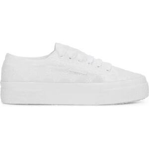 Baskets femme Superga 2740 Flower Sangallo Blanc 41 - Publicité Baskets femme Superga 2740 Flower Sangallo Blanc 41 - Publicité
