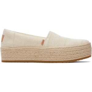 Espadrilles femme Toms Valencia Beige 38,5 - Publicité Espadrilles femme Toms Valencia Beige 38,5 - Publicité
