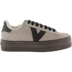 Baskets en daim femme Victoria Barcelona Deportivo Beige 36 - Publicité Baskets en daim femme Victoria Barcelona Deportivo Beige 36 - Publicité