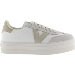 Baskets femme Victoria Barcelona Ciclista Efecto Piel & Serraje Beige 39 - Publicité Baskets femme Victoria Barcelona Ciclista Efecto Piel & Serraje Beige 39 - Publicité