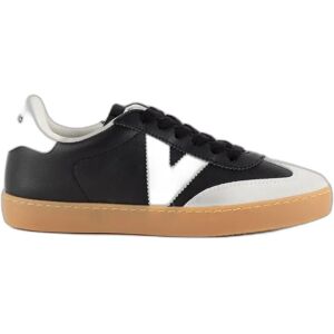 Baskets effet cuir et daim femme Victoria Berlin Ciclista Noir 39 - Publicité Baskets effet cuir et daim femme Victoria Berlin Ciclista Noir 39 - Publicité